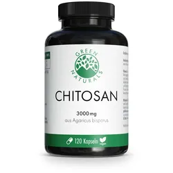 GREEN NATURALS Cholesterin - Chitosan 3g vegan 120 St