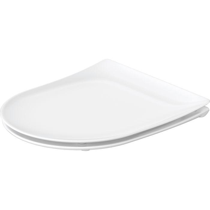Duravit Soleil by Starck WC-Sitz 0026410000 abnehmbar, Scharniere Edelstahl, weiß, ohne Absenkautomatik