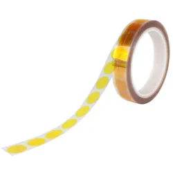 Wetec, Klebeband, Polyimid-Klebepunkte, 1.000 St. auf Rolle, 16 mm (16 mm)