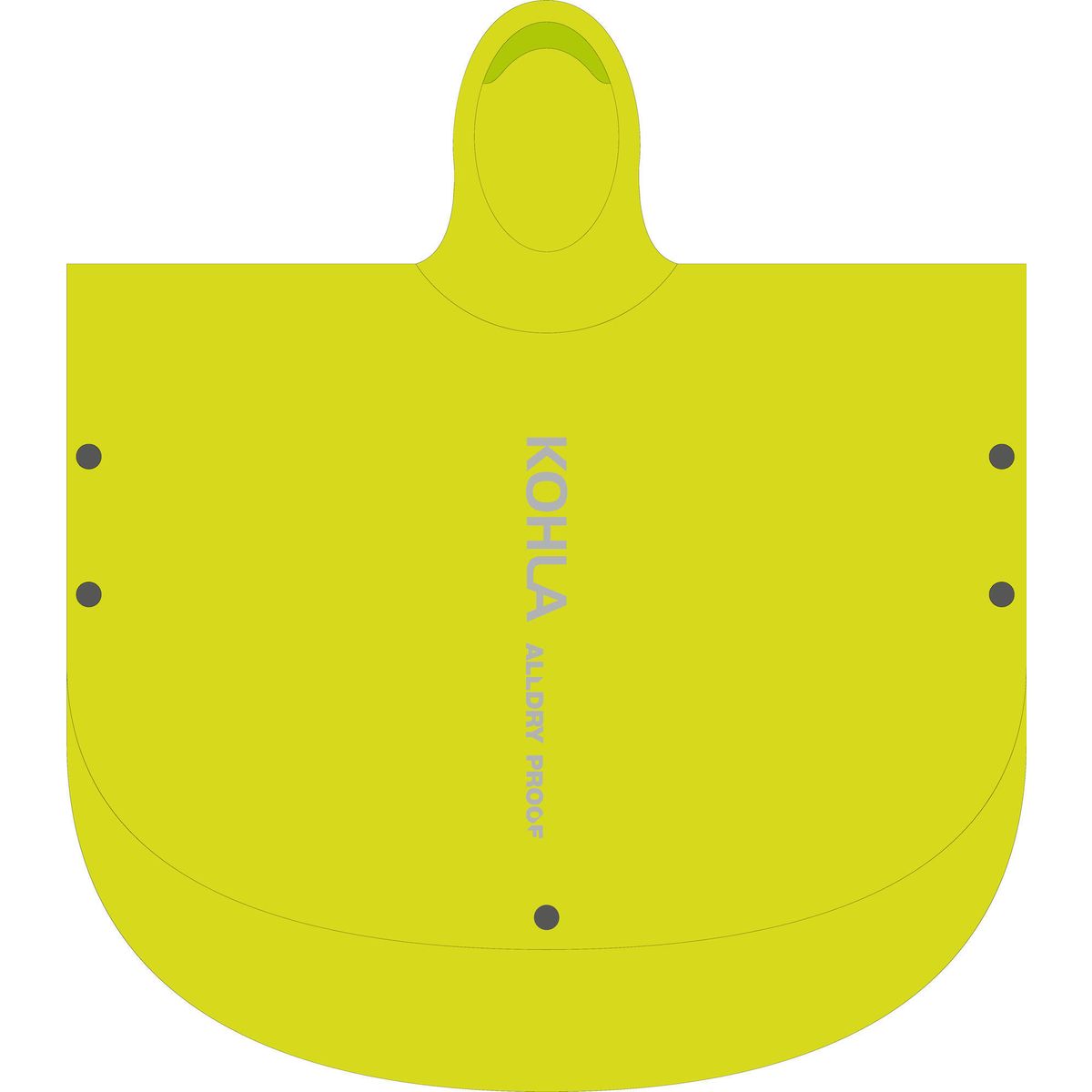 Kohla Rainponcho Alldry Proof sulphur 1500112