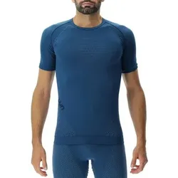 UYN Herren Shortsleeve UYN MULTISPORT UYN EVOLUTYION UW SHIRT SH_SL, Größe L/XL in Blau Blau