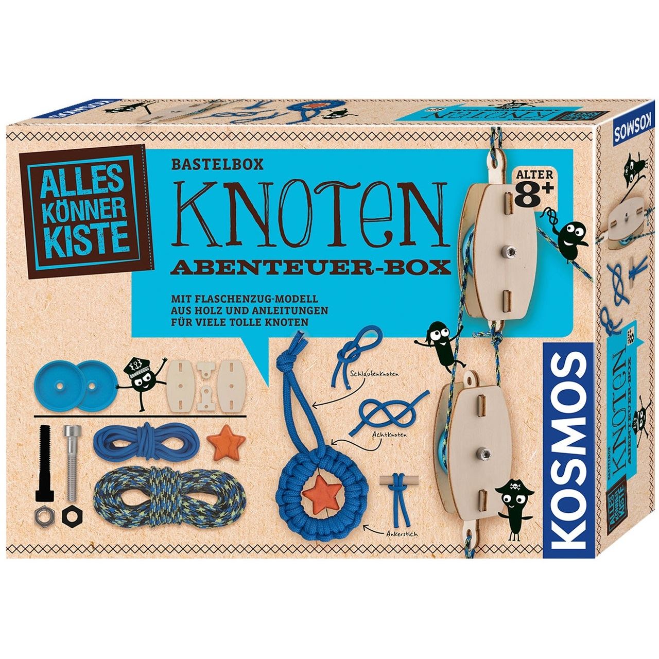 Kosmos Bastelbox Knoten Abenteuer-Box