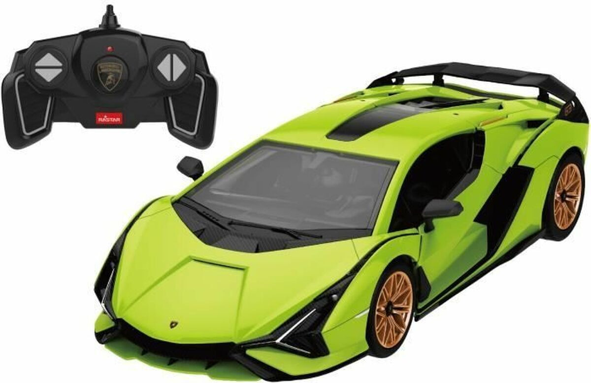 Turbo Challenge Lamborghini Sian Remote Control Car - 1/18 - Groen - 85 onderdelen