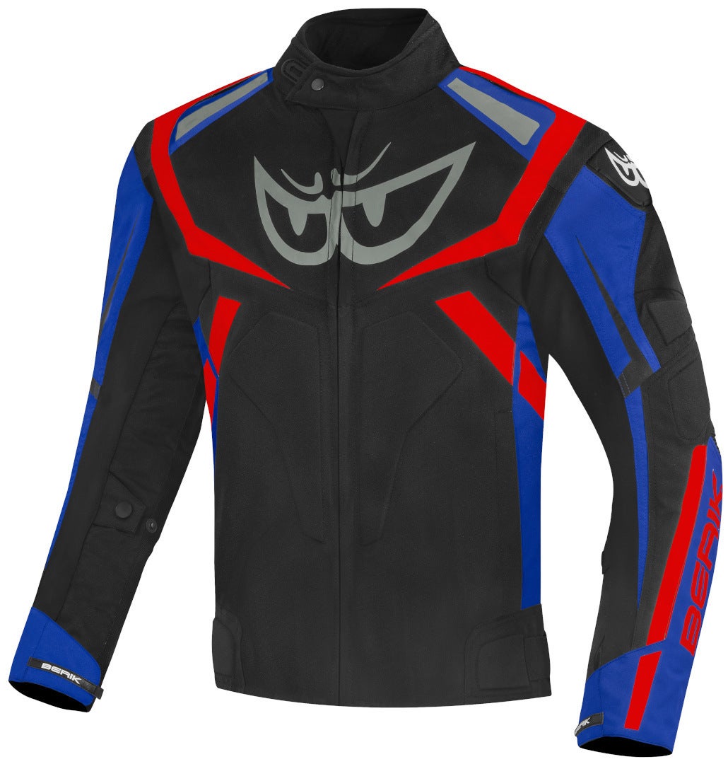 Berik The Eye Wasserdichte Motorrad Textiljacke NJ-193329-BK-143-52