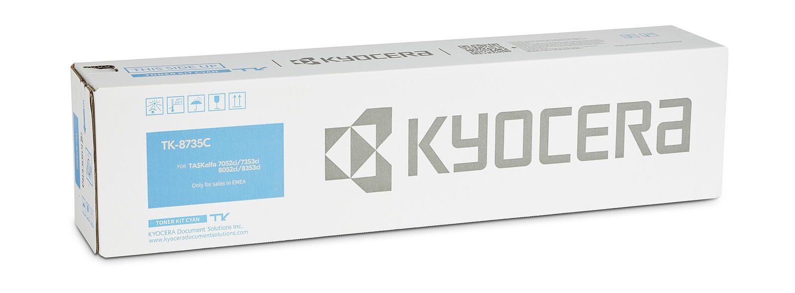 Kyocera Original TK-8735C Toner - cyan (1T02XNCNL0)