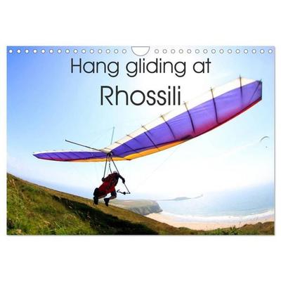 Hang gliding at Rhossili (Wall Calendar 2027 DIN A4 landscape), CALVENDO 12 Month Wall Calendar