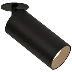 ACB LED Einbaustrahler PIPE 3986, LED COB, 12W, 3000K, 1240lm, IP20, schwarz ACB-E3986000N