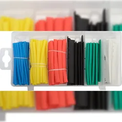 Yato Set aus 128 farbigen Schrumpfschläuchen