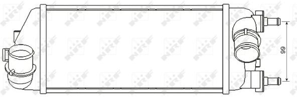 Nrf Ladeluftkühler 30341 Für Fiat