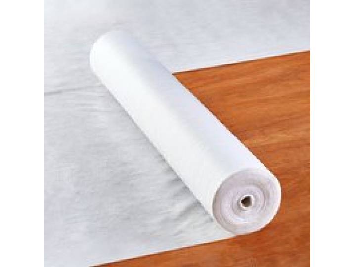VEVOR Film de protection de tapis, 30,48x1 m, protecteur de sol et de surface, facile à couper, installation simple, rouleau de film tissu fibre pour protection sol de construction, rénovation, blanc