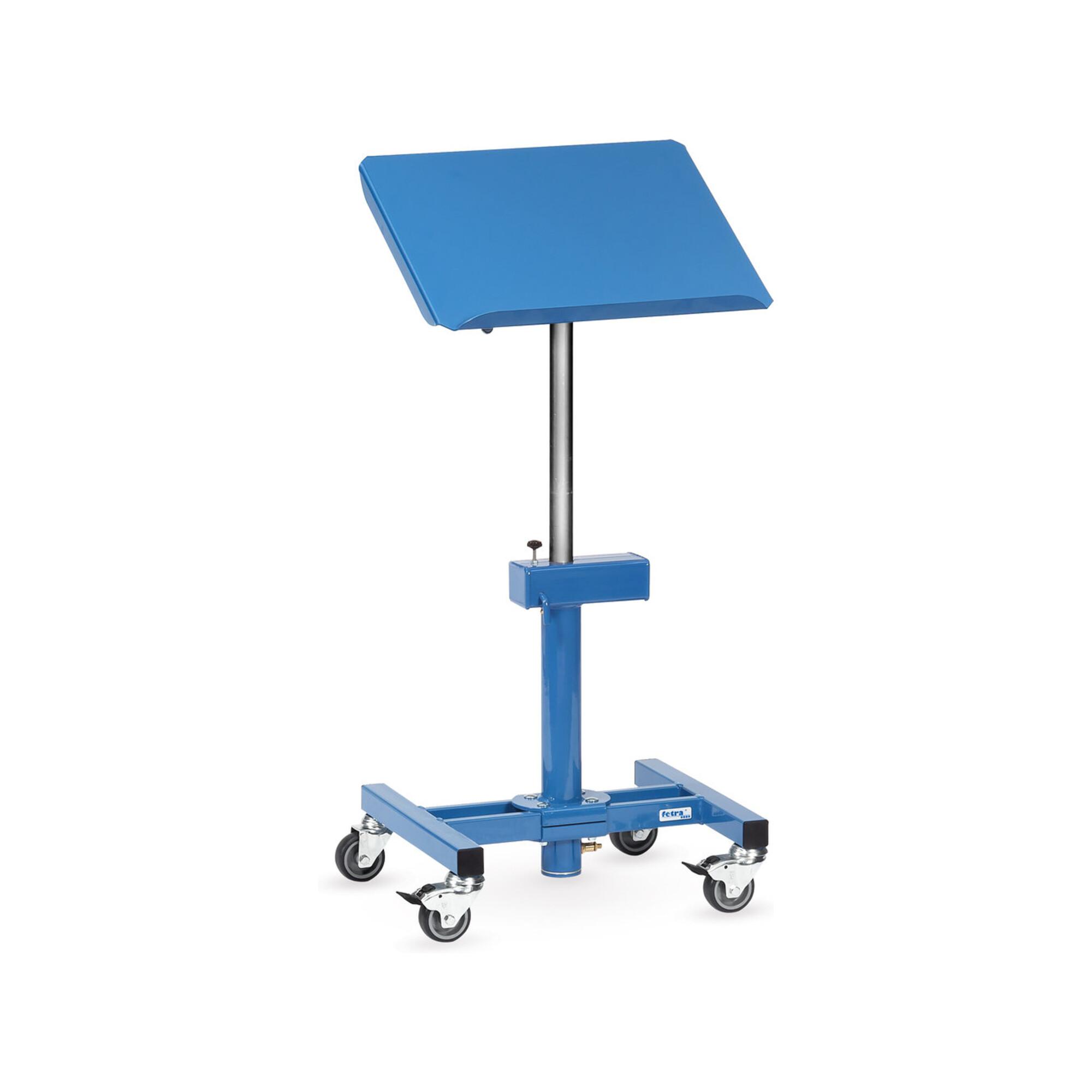 fetra Materialständer 3291, Tragkraft 150kg, neigbar, stufenlos höhenverstellbar, drehbar, arretierbar)