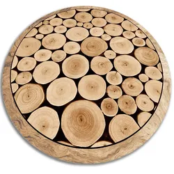 VINYL TEPPICH Ø110 cm Kreuzung