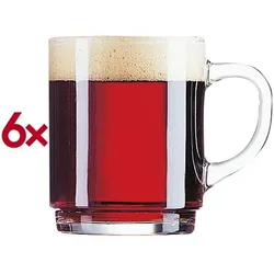 Arcoroc 6er-Pack Teebecher aus Glas »Bock 25« 25 cl weiß