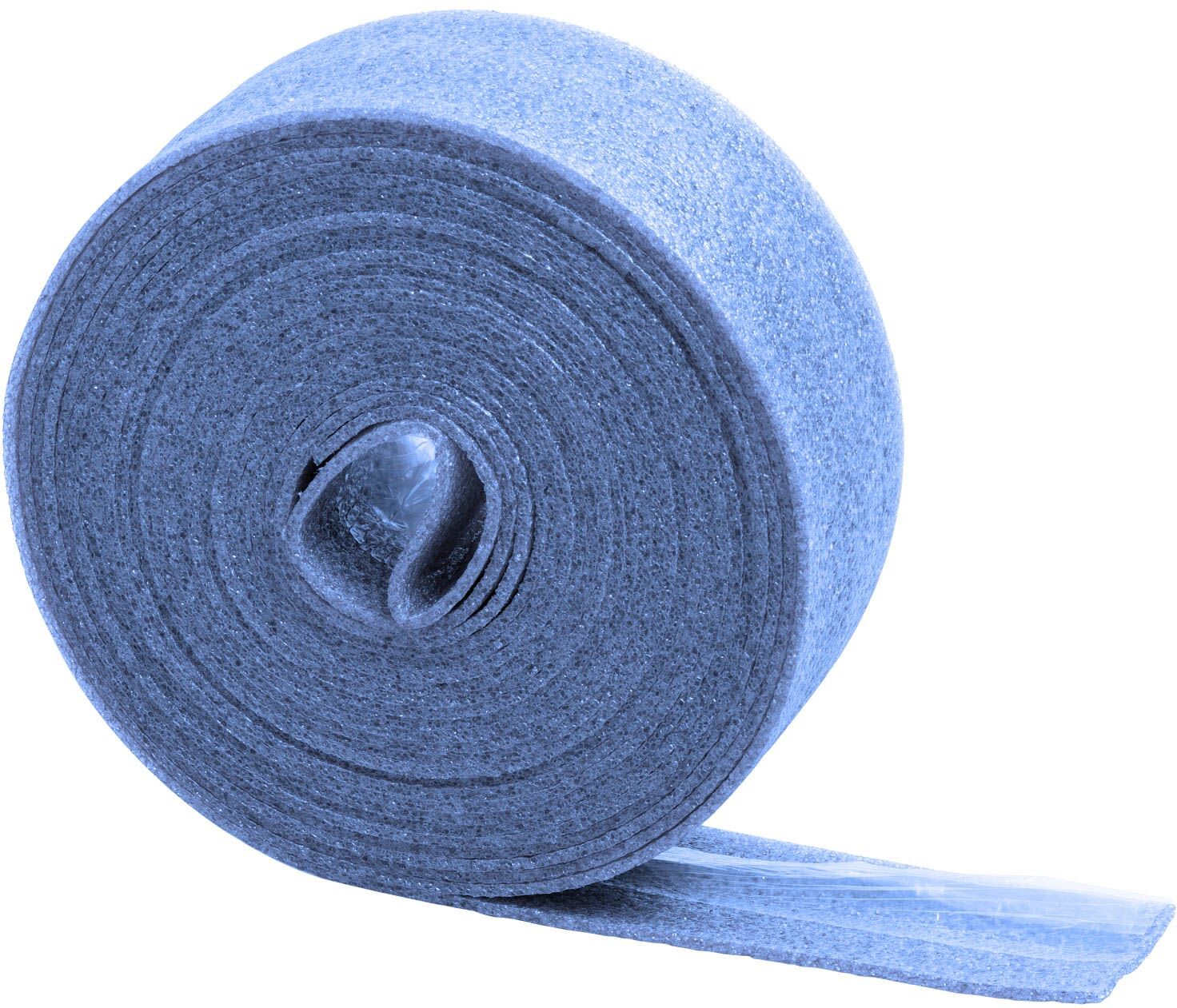 Megabad Profi Collection Randdämmstreifen 150 x 8 mm für Fußbodenheizung, 25 m Rolle