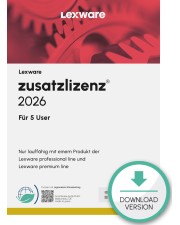 Lexware zusatzlizenz 2026 Abo-Vertrag für 5 User Download Win, Deutsch (nur für Neukunden) (09199-2019)