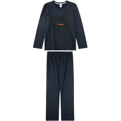 Pyjama Teens Shark Zone lang Jungen Pyjama