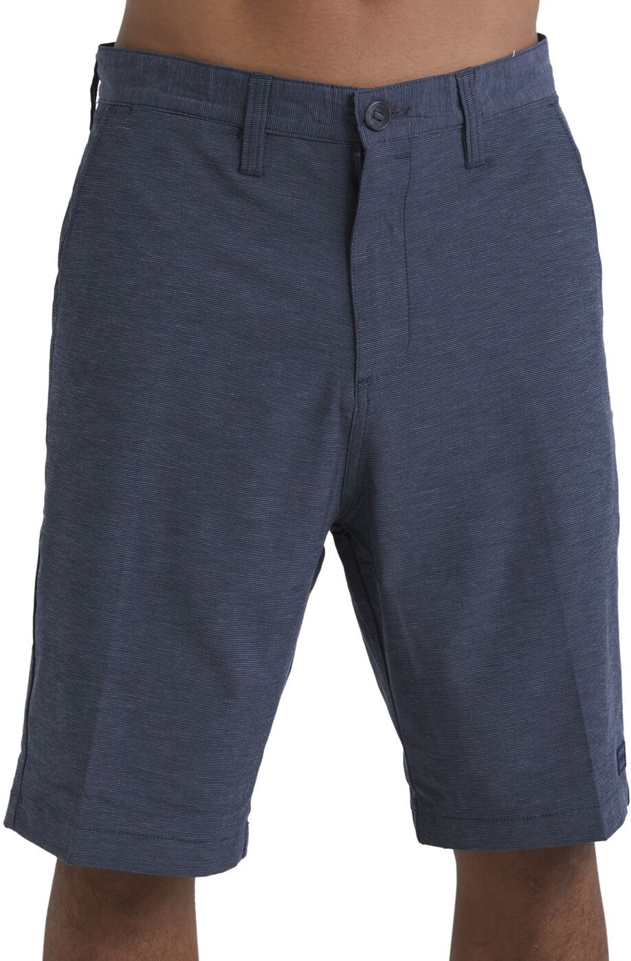 2-in-1-Shorts BILLABONG "Crossfire", Herren, Gr. 32M, Normalgrössen, blau (navy), Obermaterial:64% Polyester, 22% Baumwolle, 8% Elasthan, 6% Polyamid., Hosen 2-in-1-Shorts navy 32M, Normalgrössen