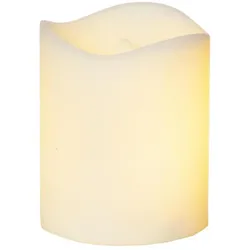 LED Mini Kerze mit Feuereffekt inkl. Batterie H:7cm für Innen/Außen