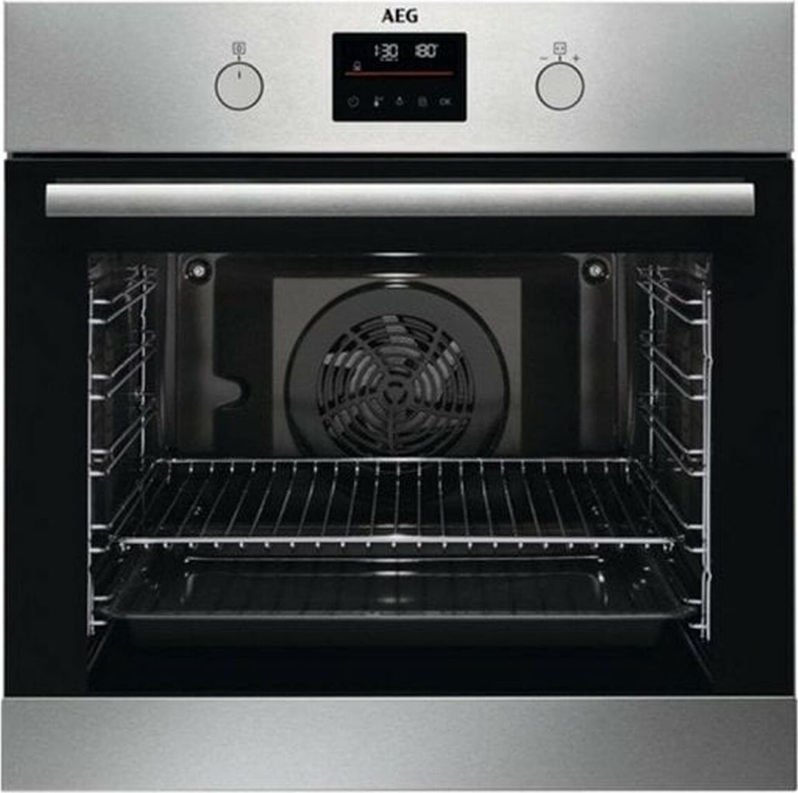 AEG BPB331161M, Medium, Elektrischer Ofen, 72 l, 3490 W, 72 l, 30 - 300 °C