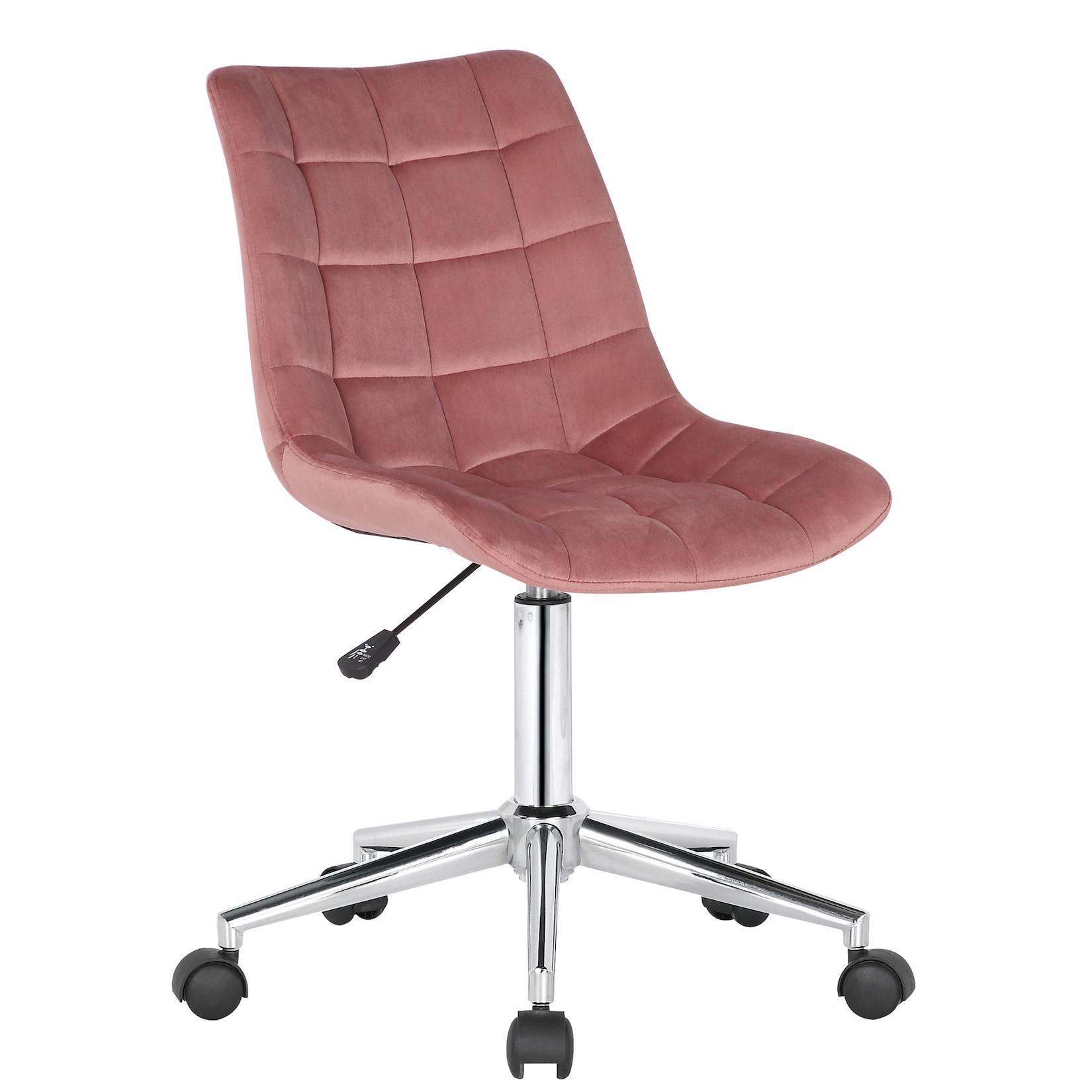 CLP Bürostuhl Medford Samt Farbe: pink