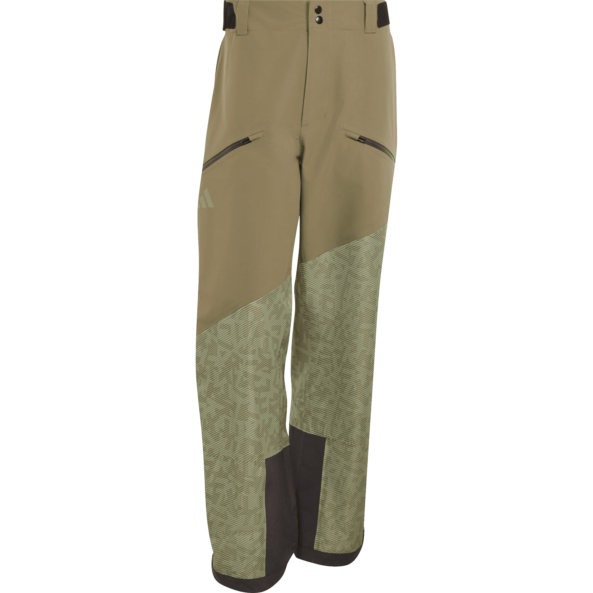 adidas Terrex Xperior Pro Hybrid Primeknit Climaproof+ Hose Herren Skihose oliv Größe L Freeride | Skifahren Elastisch