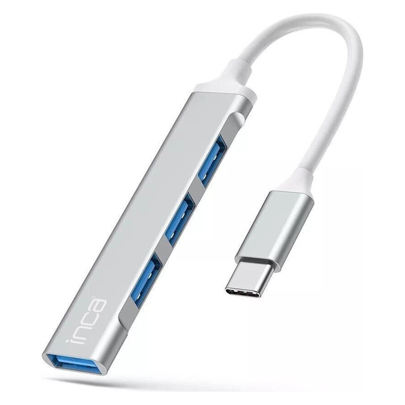 Inca Adapter IUSB-04TX Typ C USB Eingang, 2.0/3.0 Ausgang (USB-C, 4 Ports) (IUSB-04TX)