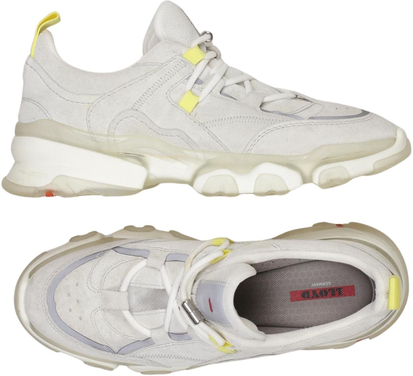 Lloyd Damen Sneaker, Neon, Gr. EU 39, Leder - Second Hand