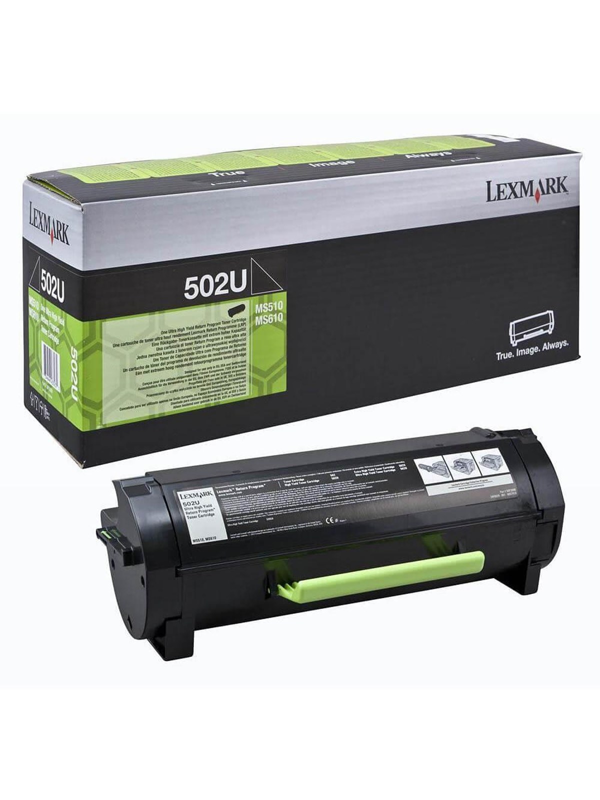 Lexmark 502U - High Yield - Black toner - Tonerpatrone Schwarz