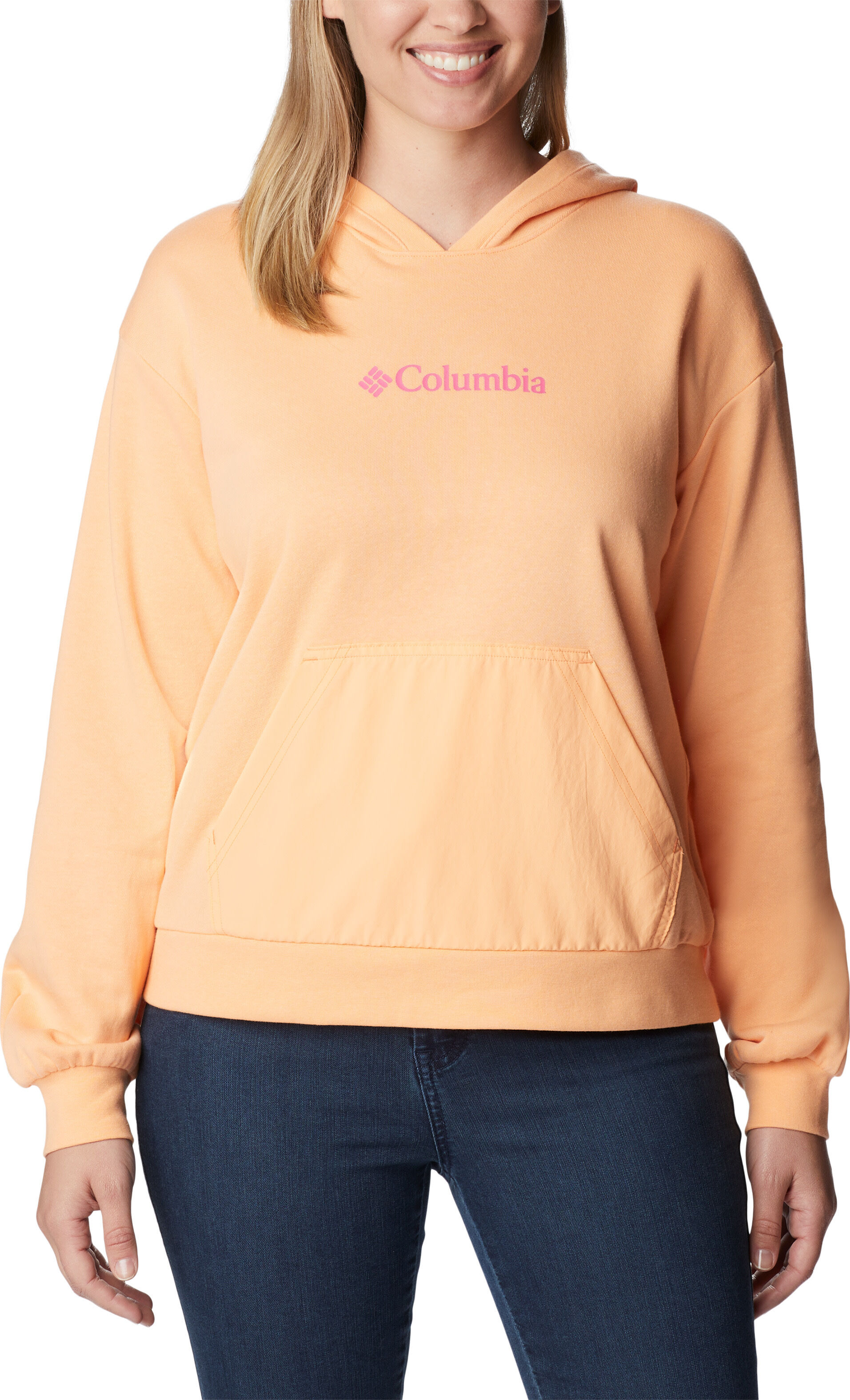 Columbia Women's  Logo III French Peach, Wild Geranium Logo S