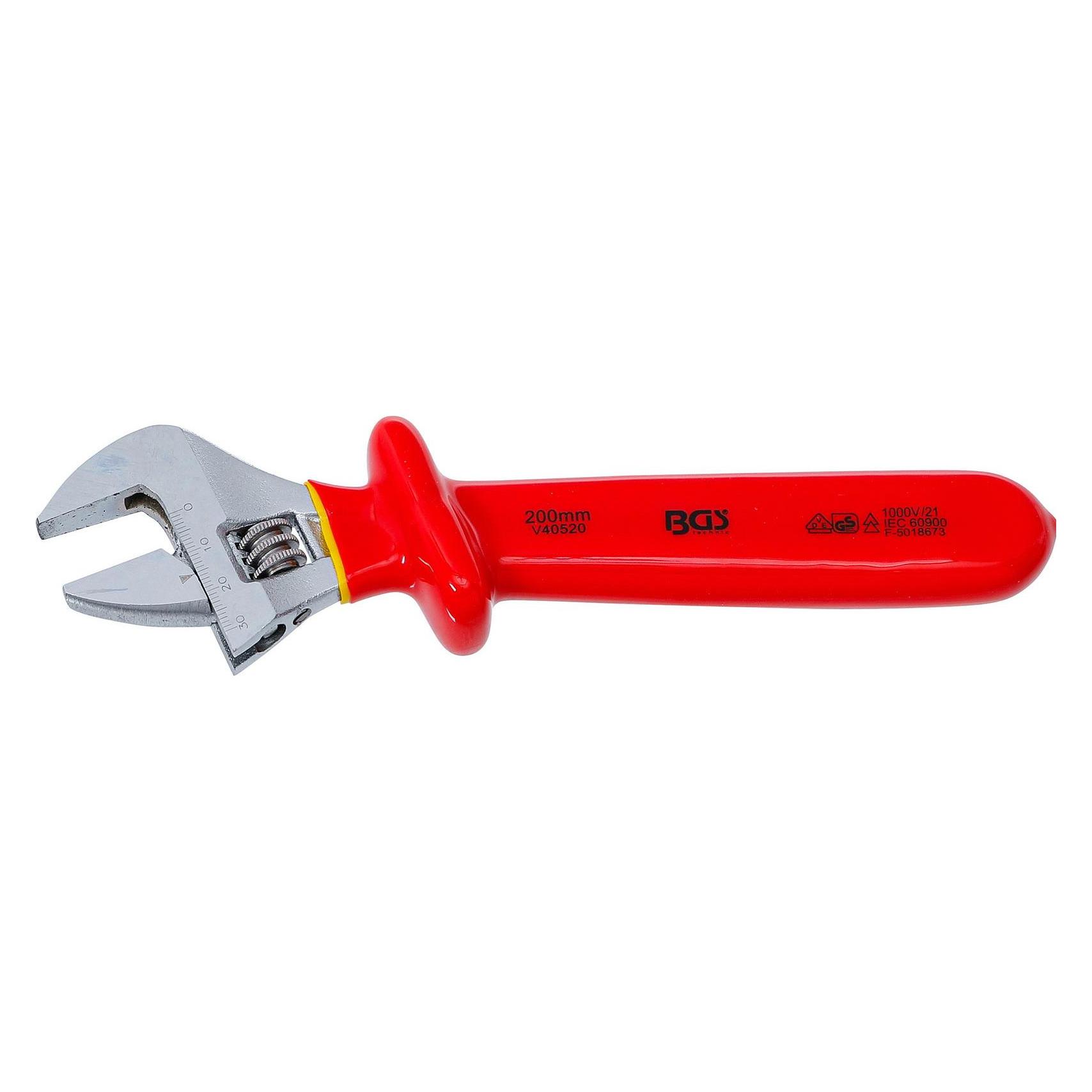 BGS VDE-Rollgabelschlüssel SW max. 34 mm (34 mm) (71097)