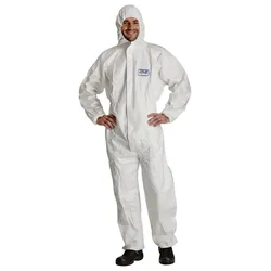 DS SAFETY WEAR ProSafe2 Overall, antistatisch, mit Reißverschluss, weiß, Größe XL