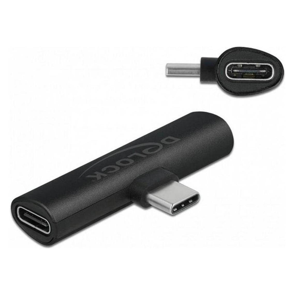 Delock USB 2.0 Adapter Typ-C-Stecker zu 2x Typ-C-Buchse (USB-C, USB-C) (64114)