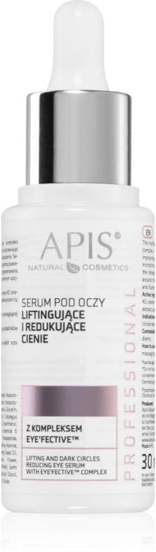 Apis Natural Cosmetics Eyefective™ Complex lifting eye serum to treat swelling and dark circles 30 ml
