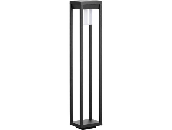 Eglo Solaraussenlampe Martano Schwarz Aluminium B 15 H 80 cm - Lichtfarbe: Helles Neutralweiss