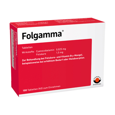 Wörwag Pharma GmbH & Co. KG FOLGAMMA Tabletten 100 St 00391377