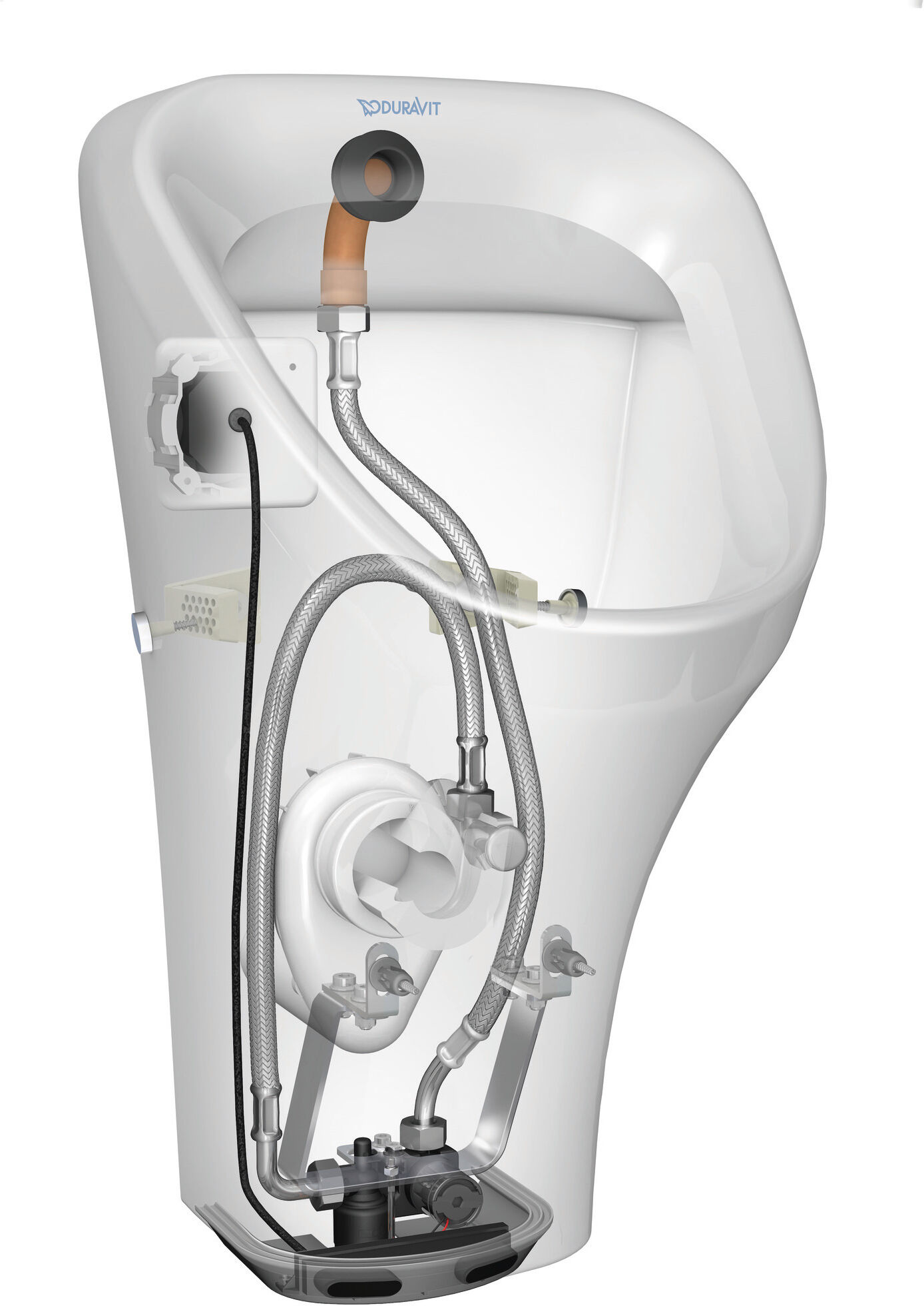 Duravit DuraStyle Urinal 28043100931 pour raccordement secteur, blanc, wondergliss