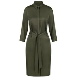 Kleid 3/4-Arm Fadenmeister Berlin grün, 46