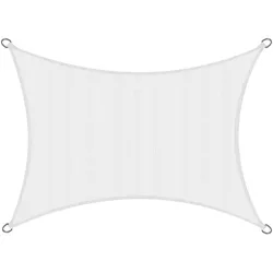 SONNENSEGEL SolVision HS9 200/300 cm rechteckig Weiß HDPE