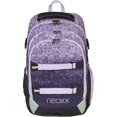 Schulrucksack NEOXX "Active Pro", Kinder, Gr. B/H/T: 31cm x 45,5cm x 24cm, lila (glitterally perfect), Polyester, Rucksäcke Schulrucksack