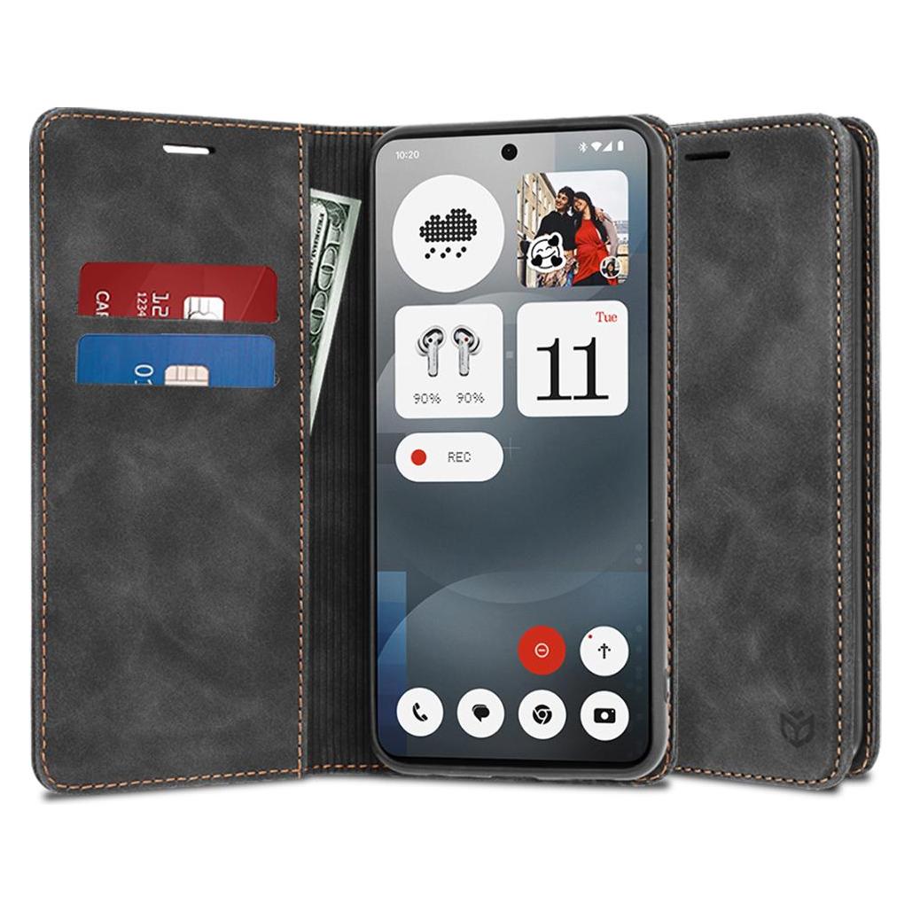 Techsuit - Confy Cover - Nothing Phone (3a) - Black (Nothing Phone (3a)) (56365625)
