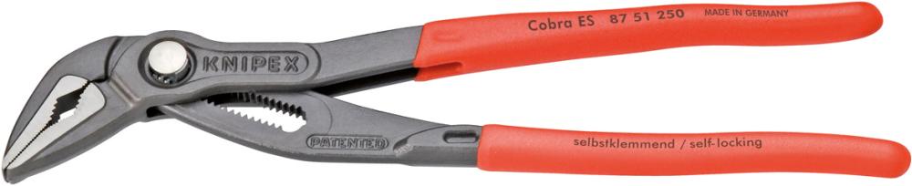 KNIPEX Wasserpumpenzange Cobra ES mit Mehrkomponenten-Griffen 250mm