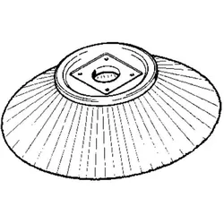Nilfisk Original 145 4959 000 Seitenbesen Stahlmix