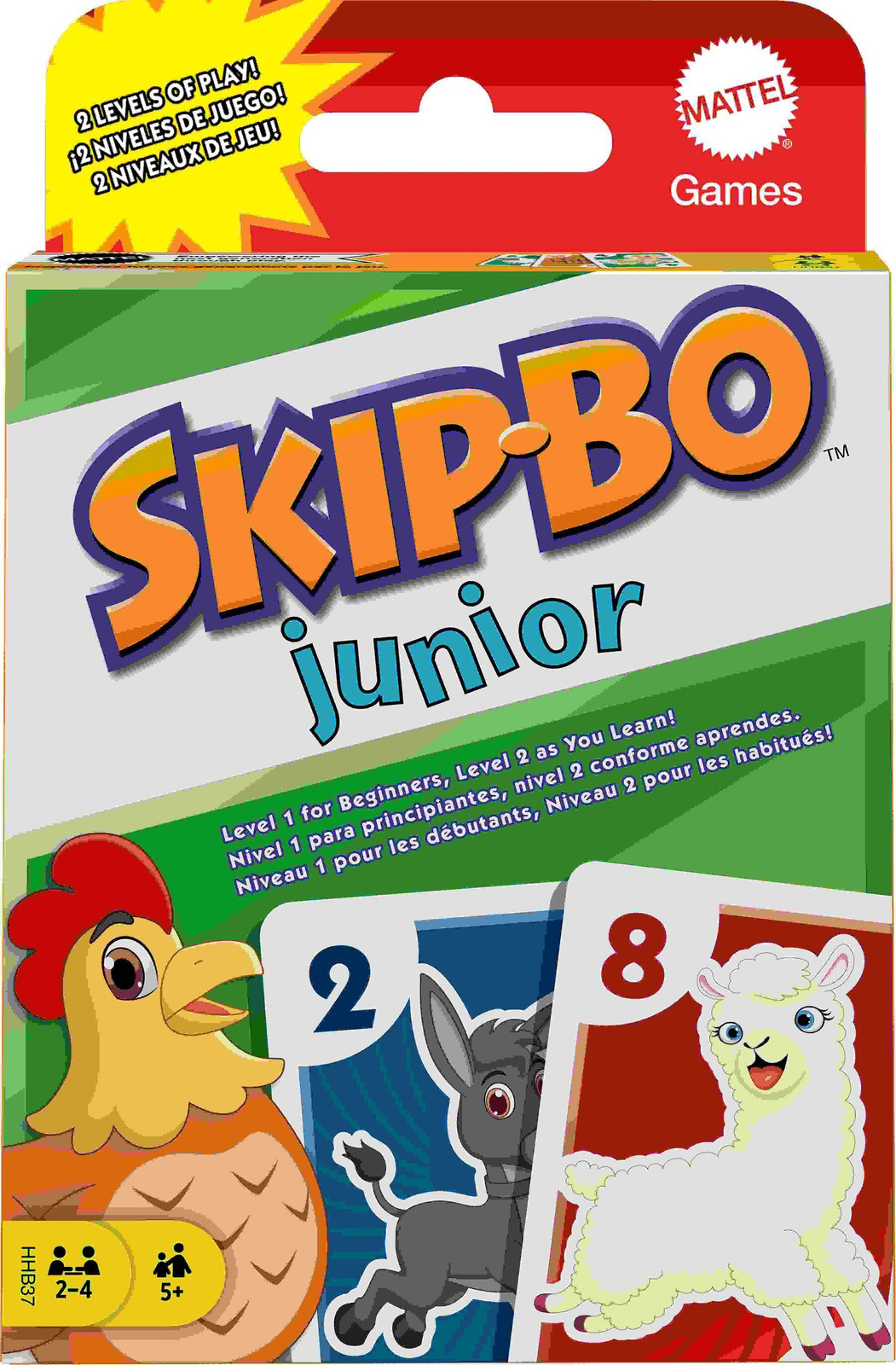 Mattel Games Skip-Bo Junior kaartspel voor kinderen