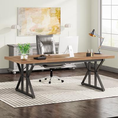 Bluebel 70.8-Inch Executive Desk, Large Computer Office Desk Workstation