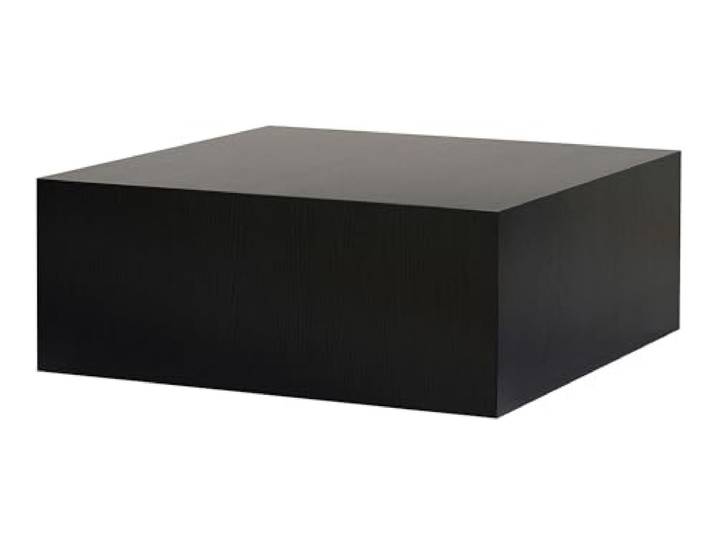 Stilvoller schwarzer Couchtisch, 90 x 35 x 90 cm 100% MDF, 18 mm Stärke modernes Design für Wohnzimmer & Lounge, langlebig & elegant, Wood Black