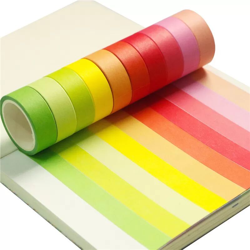 INF Regenbogen Washi Tape Set mit 20 Rollen