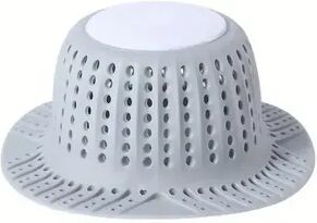 Multisell Products Hub Collapsible Drain Protector, New Bathtub Drain Hair Catcher, Shower Bathtub Tub Bathroom Sink Pop Up And Regular Drain grey