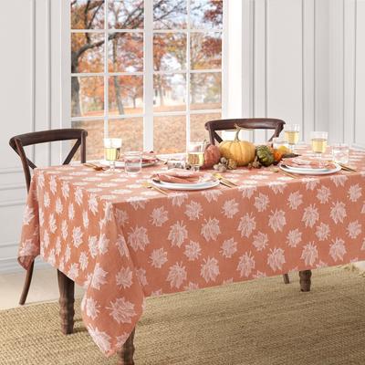 Threadmade Falling Leaves Jacquard Tablecloth