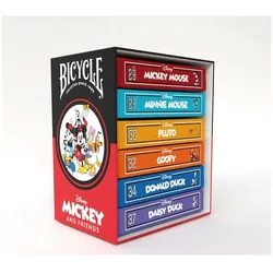 Bicycle Mickey and Friends Box Card Set (Deutsch, Englisch, 1 - 10 Spieler)