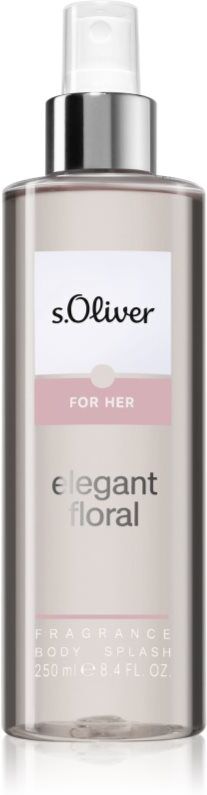 s.Oliver Elegant Floral For Her spray corporel pour femme 250 ml